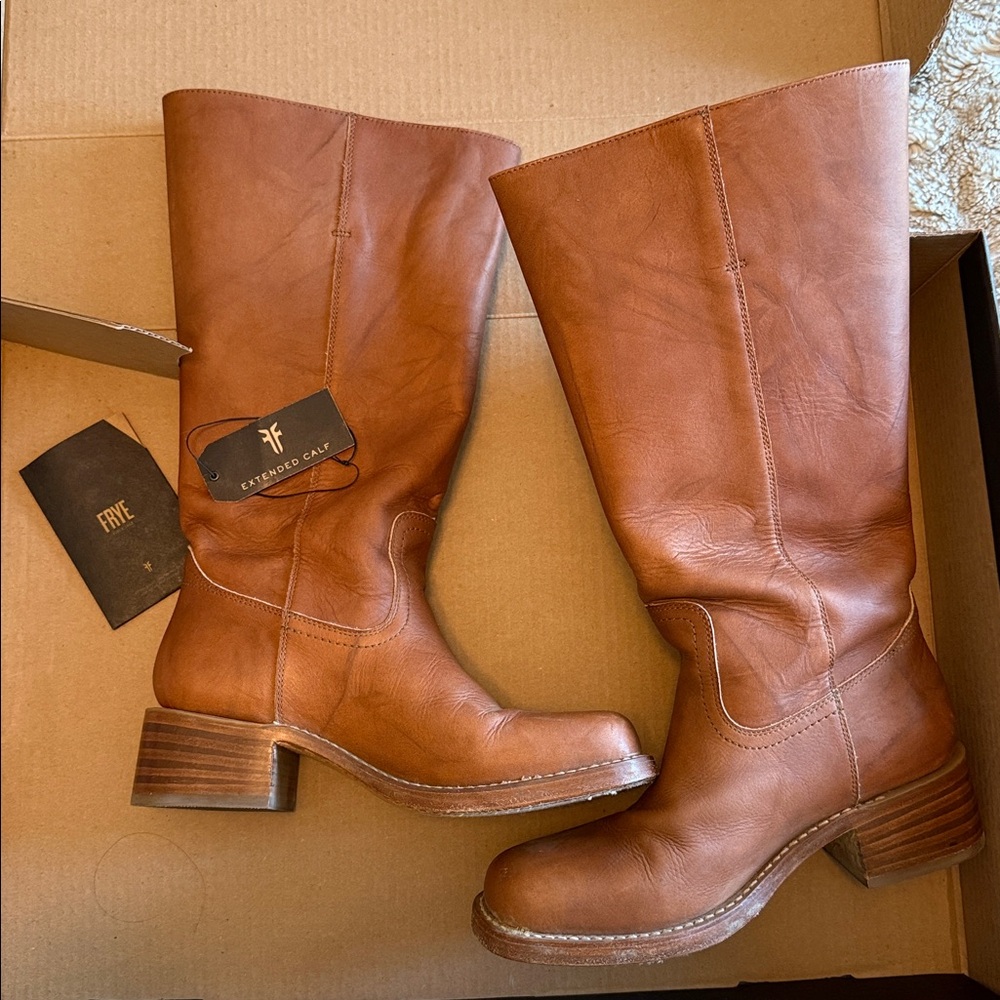 Frye Campus 14L boots in Montana leather size 9 wide calf - Picture 2 of 3